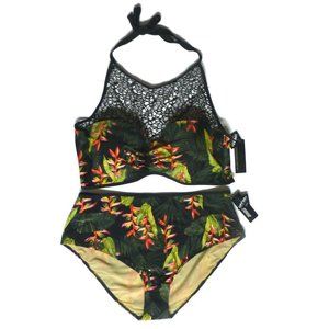 Paramour 2X Underwire High Rise Bikini Swim Suit